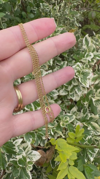 Antique 9ct Gold baby Curb Chain