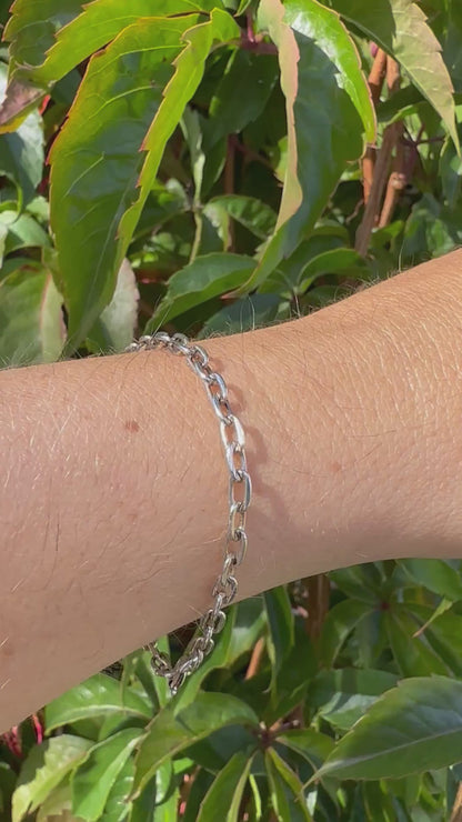Sterling silver Biker Bracelet