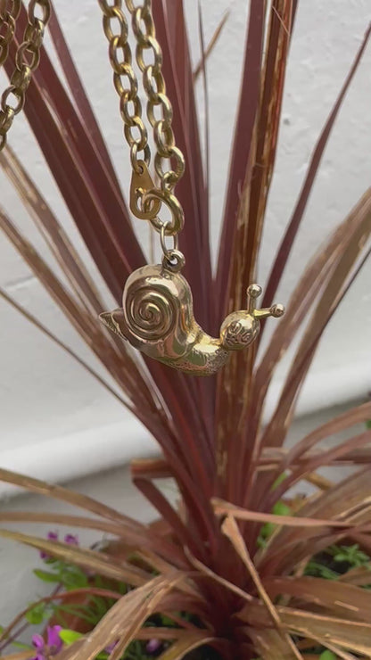 Vintage 9ct Snail Charm