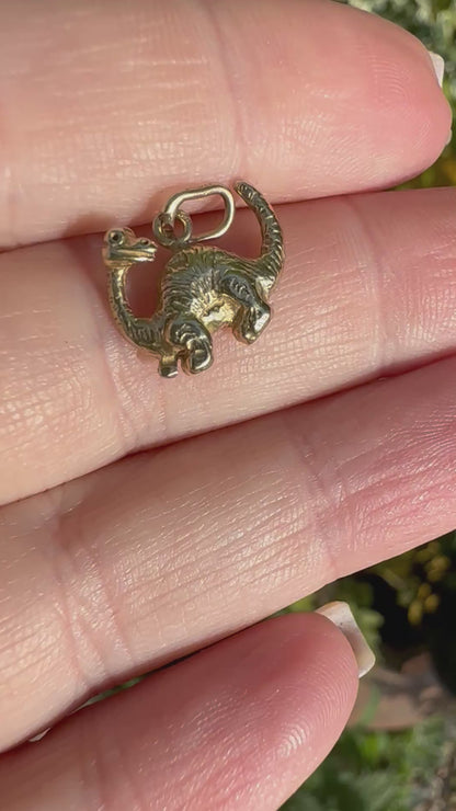 9ct Dinosaur charm