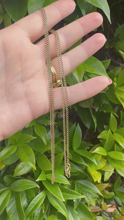 Vintage 9ct Gold Baby Curb chain