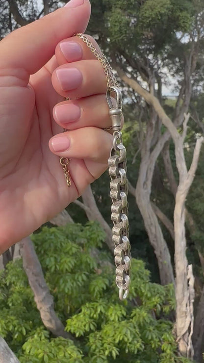 Sterling Silver Fancy Flower link extender