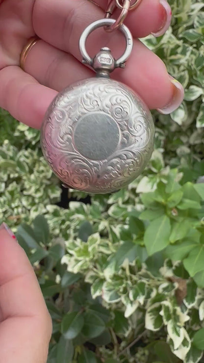 Sterling Silver Sovereign Holder fob