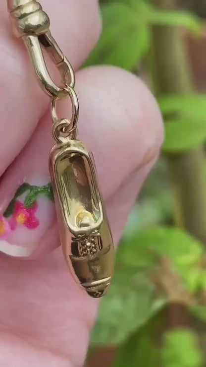 Vintage 9ct Gold Shoe Charm