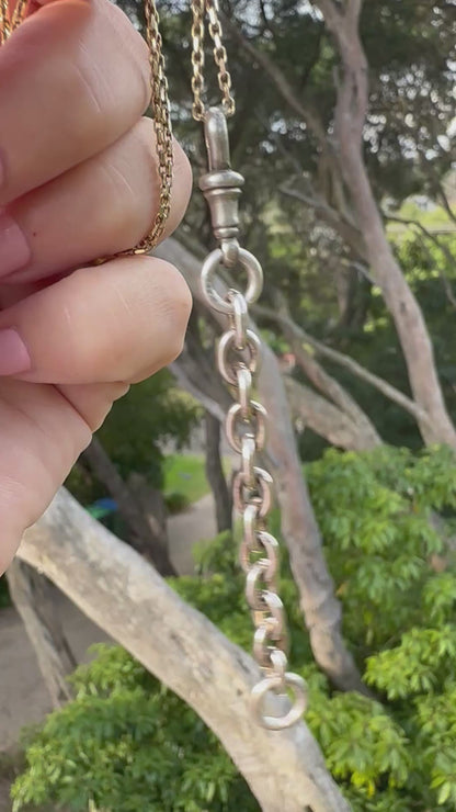 Sterling Silver Chubby Cable chain extender