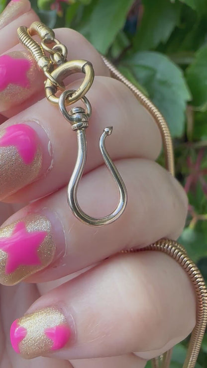 Antique 9ct Rose Gold small Shepherds hook